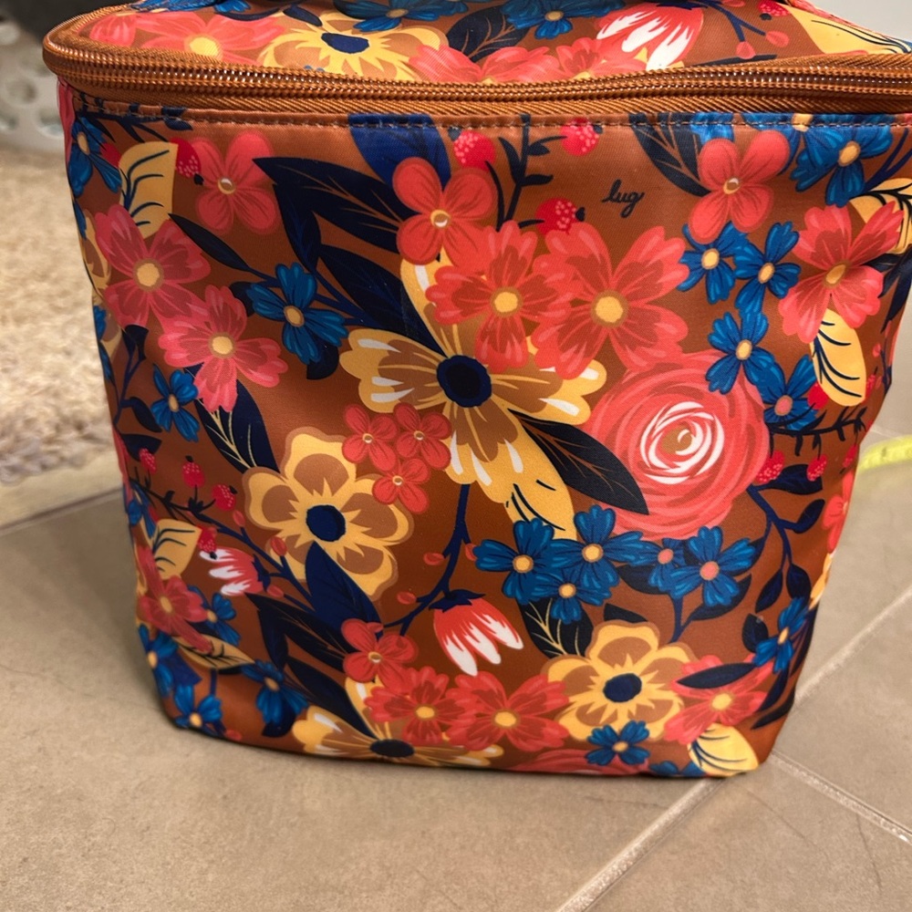 Lug Dolly Whimsy Copper Cosmetic Bag